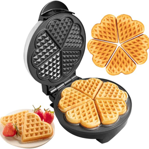 2022 nouveau Design Commercial Fait 5 <span class=keywords><strong>Coeur</strong></span> En Forme de Bulle Gaufres Facile Nettoyage <span class=keywords><strong>Coeur</strong></span> <span class=keywords><strong>Gaufrier</strong></span> - Product Image 2