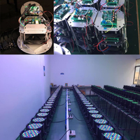 Éclairage d'effet de scène de lumière de livraison directe d'usine dj par led 54x3w effet de scène rgbw contrôle automatique du son lumière disco