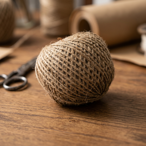 เชือกป่านธรรมชาติย่อยสลายได้ สำหรับงานฝีมือ ตกแต่งสวน ห่อของขวัญ และใช้ในบ้านสไตล์เรียบง่าย - Product Image 1