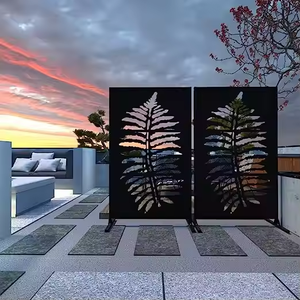 Paneles de Cerca Metálica para Jardín de Acero Corten Cortados con Láser Personalizados, Diseño Art Deco, Hechos en China, para Todas las Ocasiones - Product Image 2