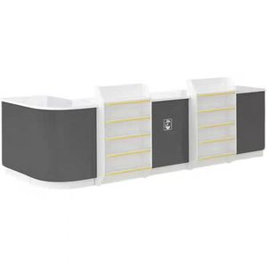 Mostrador <span class=keywords><strong>de</strong></span> Caja para Tienda <span class=keywords><strong>de</strong></span> Conveniencia Hyper Hub HB-SY-02, Diseño Moderno y Minimalista, Mostrador <span class=keywords><strong>de</strong></span> Recepción, Vitrina <span class=keywords><strong>de</strong></span> Acero, Ecológico - Product Image 2