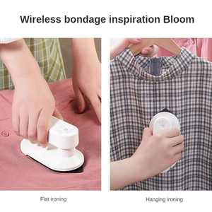 PANERKA Mini Usb portátil recargable inalámbrica eléctrica <span class=keywords><strong>plancha</strong></span> de <span class=keywords><strong>vapor</strong></span> inalámbrica <span class=keywords><strong>plancha</strong></span> de viaje húmedo y seco vaporizador de ropa de mano - Product Image 5