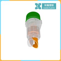 Chine Usine de bouchon de bec en plastique LW115 30mm couvercle fendu pour bouchon de miel pour bouchon de bouteille de poudre pour jus