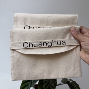 Chuanghua Organic Cotton <b>Envelope</b> Bag Pouch Cotton Makeup Bag Eco Friendly Cotton <b>Gift</b> <b>Envelope</b> Bag - Product Image 1