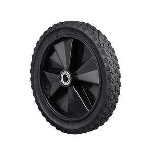 12 pouces roues en plastique solide pneu en caoutchouc pour <span class=keywords><strong>tondeuse</strong></span> à gazon générateur roue épandeur - Product Image 1