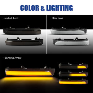 Lot de 2 clignotants séquentiels LED ambre pour rétroviseurs VW GOL G6/G7/G8 <span class=keywords><strong>FOX</strong></span> 2012-2020 - Product Image 2