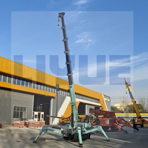 मोबाइल क्रेन 10 टन रिमोट कंट्रोल टेलीस्कोपिक बूम मिनी क्रॉलर क्रेन स्पाइडर जीब क्रेन की बिक्री के लिए - Product Image 4