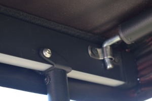 <span class=keywords><strong>Toldo</strong></span> de Despliegue Rápido que se Anexa a la Lateral del Automóvil, 600D Oxford Resistente al Agua, Barra Interior LED para Cubierta Instantánea - Product Image 6