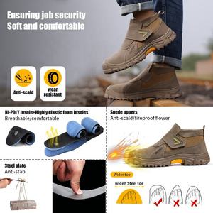 <span class=keywords><strong>Scarpe</strong></span> di Sicurezza <span class=keywords><strong>Antiscivolo</strong></span> e Anticalore GUYISA per Saldatori, Stivali da Lavoro per Ambienti Protettivi - Product Image 5