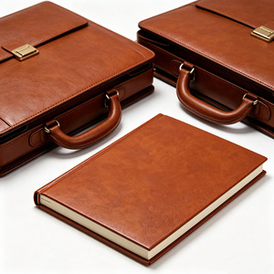 Leather Bound Hardcover <b>Notebook</b> A6 Size Lined Pages Sewing Binding Composition <b>Book</b> for Study and Business Use - Product Image 5