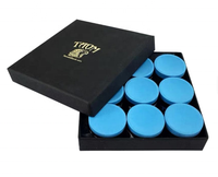 Craie de billard professionnelle Taom V10 avec code anti-contrefaçon verifiable, version authentique, coffret en bois, ensemble combiné