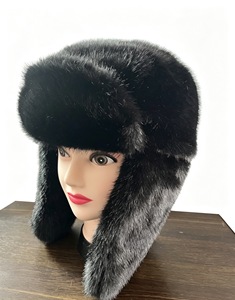Chapeau trappeur en fausse fourrure pour <span class=keywords><strong>femme</strong></span> - Chapeau d'aviateur chaud et moelleux pour l'hiver avec protège-oreilles, chapeau Ushanka douillet et duveteux pour temps froid - Fournisseur de chapeaux - Product Image 1