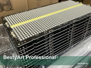 Bestyart/rs8 + 8 Strobe ánh sáng LED tấm Hội Đồng Quản Trị/LED phẳng ánh sáng nhấp nháy màu RGB + W phân khúc 8 + 8 công suất cao 230W - Product Image 2