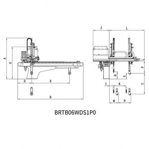 หุ่นยนต์เซอร์โวแบบแกนเดียวขายดี แขนหุ่นยนต์อุตสาหกรรมแบบเอียง แขนหุ่นยนต์เคลื่อนที่ขวาง - Product Image 4