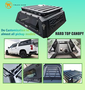 4x4 acero solo doble camioneta cama Hardtop Topper dosel para Chevy Silverado 1500 Gmc <span class=keywords><strong>Sierra</strong></span> BYD SHARK - Product Image 6