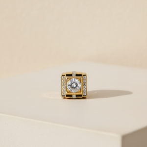 แฟชั่นใหม่สไตล์เกาหลีอเนกประสงค์แหวนเพทายทรงสี่เหลี่ยมสำหรับ<span class=keywords><strong>ผู้ชาย</strong></span>อุปกรณ์เสริมเครื่องประดับสไตล์ยุโรปและอเมริกาอินเทรนด์ - Product Image 4