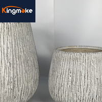 Jardinière courte la plus populaire en vente directe en usine Jardinière simple en argile de magnésium pour cactus