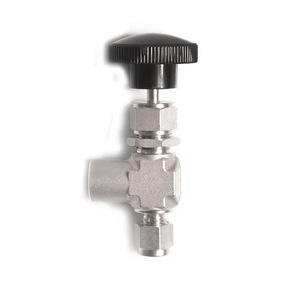 วาล์วเข็มสแตนเลส 316L OD6-R1/8 5 บาร์ ข้อต่อแบบขันเกลียวในมุมฉาก - Product Image 5