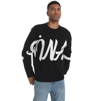 Pull-over en coton jacquard à motif floral épais pour homme, personnalisé OEM ODM, séchage rapide, anti-plis, à manches longues, idéal pour l'hiver