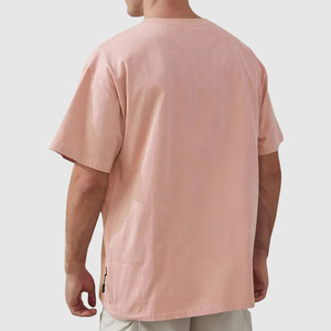 Wholesale Men's <b>T</b>-<b>Shirts</b> Premium Cotton 200gsm Heavyweight Blank Oversized Tee-<b>Shirt</b> Streetwear Drop Shoulder <b>Boxy</b> <b>T</b>-<b>Shirts</b> - Product Image 3