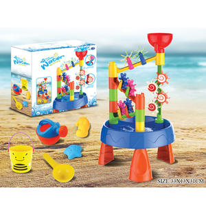 Jouets d'extérieur CPS, table de <span class=keywords><strong>sable</strong></span> pour enfants, jouets d'été, 32 pièces, jeu de plage, table de fête - Product Image 6