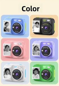 กล้องถ่ายรูปสำเร็จรูปสำหรับเด็ก สีฟ้า ซูม 16 เท่า พร้อมการ์ด MicroSD 32GB สำหรับเด็กอายุ 3 ปีขึ้นไป ของเล่นถ่ายภาพ - Product Image 6