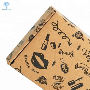 Boîte d'expédition cosmétique en carton ondulé kraft avec impression personnalisée - Product Image 5