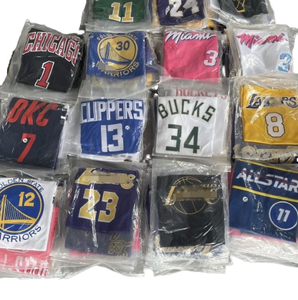 متوفر في المخزون جميع فرق كرة السلة جيرسي عالية الجودة التطريز مخيط قميص رياضي للرجال nbang bang Jerseys - Product Image 1