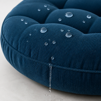 Coussin de sol rond imperméable pour enfants siège enfant extérieur Patio lin tufté coussin de sol pour oreillers de bureau