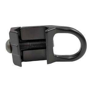 고압 사냥 슬링 퀵 디태치 부착물 20mm 투포인트 전통 슬링 마운트 강력한 스틸 & 아연 합금 블랙 - Product Image 2
