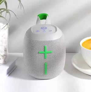 TG TG389 Portable <b>Wireless</b> Speaker FM Radio 7W HiFi Stereo IPX5 Waterproof Boombox With LED <b>Light</b> - Product Image 3