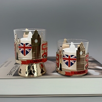 Vente en gros de souvenirs touristiques en métal de Dubaï, cadeaux, mini-artisanat métallique élégant, souvenirs touristiques, porte-bougie chauffe-plat personnalisé