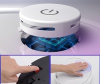 Aspirateur robot automatique portable, balayage sec ou humide, contrôle intelligent via appli,