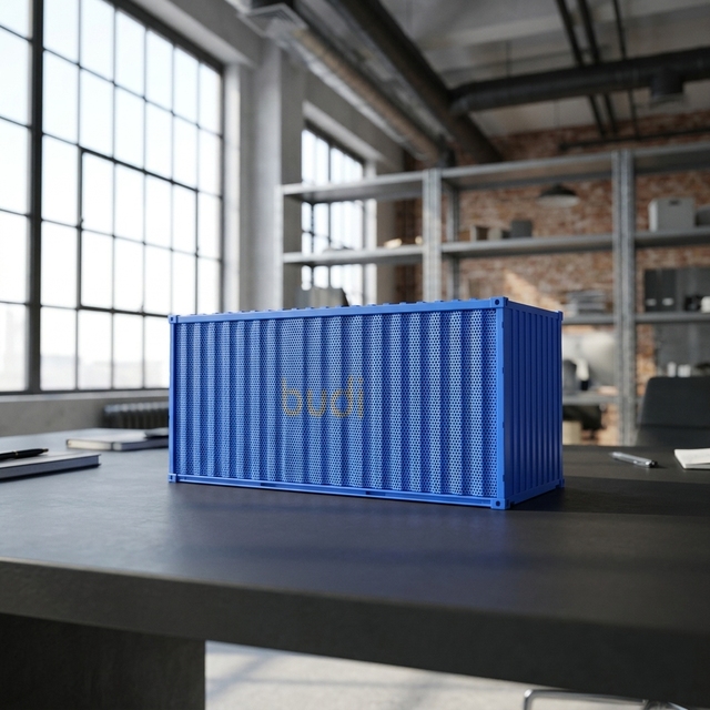 Budi Top Portable Mini Wireless Speaker Usb Subwoofer Stereo Sound Music Box Bt Speaker Yellow Blue Color Container Speaker