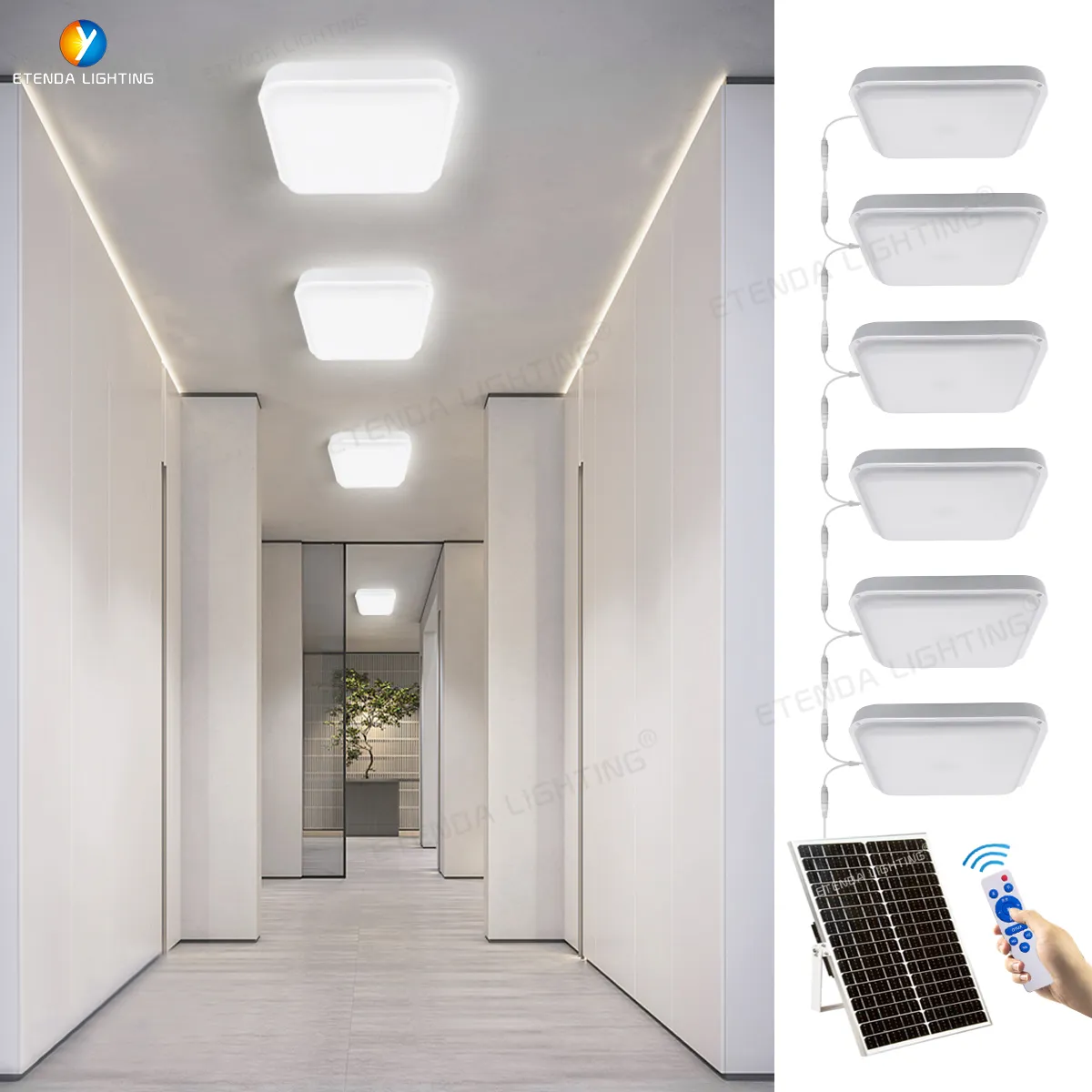 Açık güneş 50w 60w 100w 200w 300w 360w tavan lambası kapalı Led indüksiyon bahçe lambası