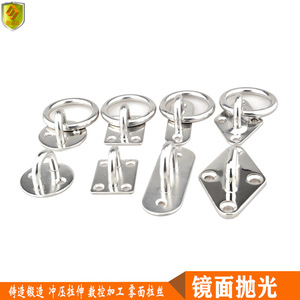 Oval Deck Bases with M6*60 Door Noses Stainless Steel Hooks for Hanging Fans & Chandeliers <b>Marine</b> <b>Hardware</b> Product - Product Image 3