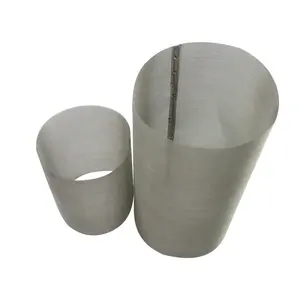 Système de filtration Filtre à tamis en treillis métallique en acier inoxydable Lavage des crépines frittées perforées, tube filtrant, élément filtrant