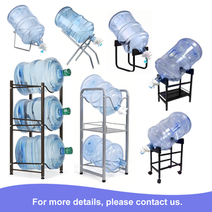 Soporte Desmontable Negro de 4 Niveles para Dispensador de Agua, Organizador de Botellas de Agua de 5 Galones, Estante de Almacenamiento para Cocina - Product Image 6
