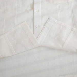 Camisa <span class=keywords><strong>Guayabera</strong></span> Mexicana Cubana para Hombre, Camisa de Lino de Manga Larga para Bodas, Negocios y Trabajo - Product Image 5