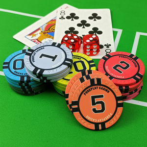 Fichas de Póker Profesionales de Fábrica Directa para Club de Póker de Las Vegas, 10g 39mm, Ficha de Casino con Logotipo Personalizado, Ficha de Cerámica para Juegos de Azar - Product Image 6