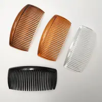 5.0cm * 10.5cm 4.15 Inch 29 zähne Big Plastic Side Combs Plain Comb für Handmade Women Hair zubehör