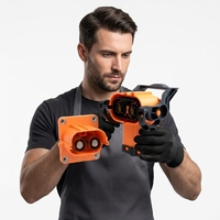 Connecteur DC HV/HVIL pour Véhicule Électrique, IP67, Automobile, Droit, 1, 2 ou 3 Broches, 200A, 300A, Contact Cuivre, 1000V, pour Stockage d'Énergie
