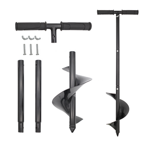 Handmatige Grondboor Van Stalen Grondboor Met T-Handgreep Voor Het Planten Van Bollen Graafmachines En Graafgereedschap Voor Plantentuinen - Product Image 1