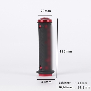 Poignées en caoutchouc modifiées universelles XYRacing, design robuste, durable et imperméable pour les poignées d'<span class=keywords><strong>accélérateur</strong></span> de moto tout-terrain - Product Image 5