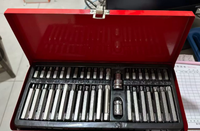 Kit de réparation automobile de 40 pièces, jeu de tournevis à tête étoilée à 12 coins motif fleur de prunier