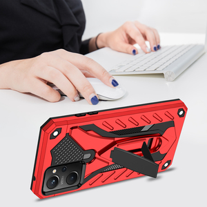Kickstand-funda trasera para teléfono móvil, 2 en 1, TPU, para OPPO <span class=keywords><strong>Realme</strong></span> <span class=keywords><strong>9i</strong></span> A76 A36 - Product Image 2