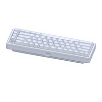 Clavier mécanique en aluminium usiné CNC à 60 % pour boîtier avec perçage et brochage par électroérosion à fil
