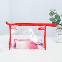 Sac à crayons personnalisé avec logo en PVC, fermeture éclair, fournitures scolaires pour la rentrée scolaire, étui pour crayons, organisateur de maquillage, sacs cosmétiques