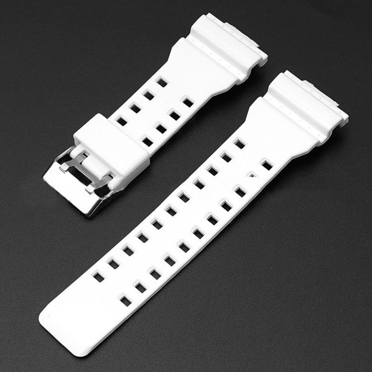 สีขาวมันวาว-หัวเข็มขัดมันวาว