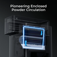Four à secouage automatique XTool OS1, machine à secouer la poudre et four de polymérisation pour imprimante DTF, système d'impression et de cuisson